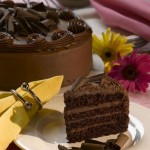 Triple choc cake